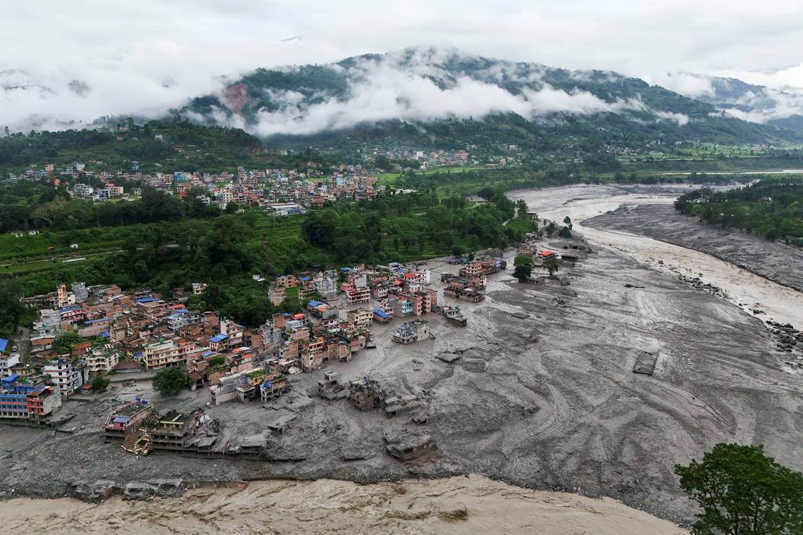 Dodental na overstromingen in Nepal en Tibet naar 289 • Al meer dan 1.300 vermisten, onder wie drie Belgen