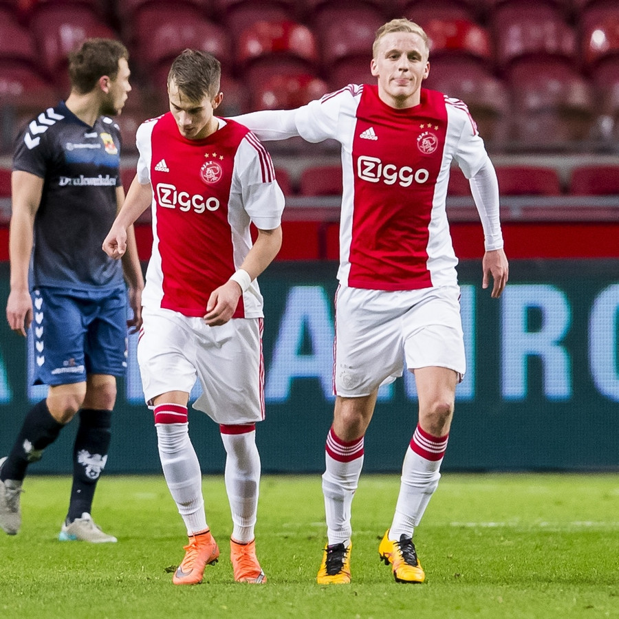 Go Ahead Eagles toont enig herstel tegen talentvol Jong Ajax | Foto | ed.nl