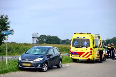 Fietser gewond na aanrijding met auto in Fleringen