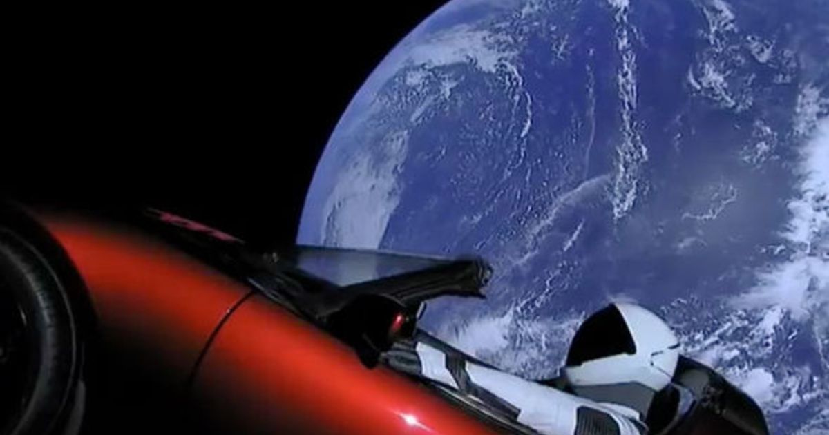 Elon Musks ruimteTesla is een mogelijke bacteriebom Wetenschap