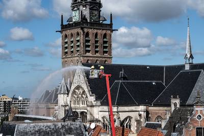 Geen houden aan als de Stevenskerk in Nijmegen eenmaal brandt