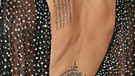 Que Signifient Les Tatoos D Angelina Jolie Home 7sur7 Be