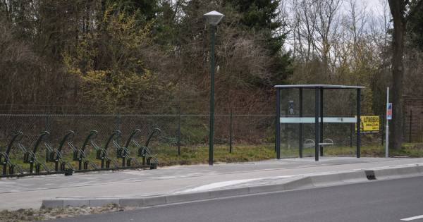 Nieuwe bushalte Molenheide in Soerendonk in gebruik