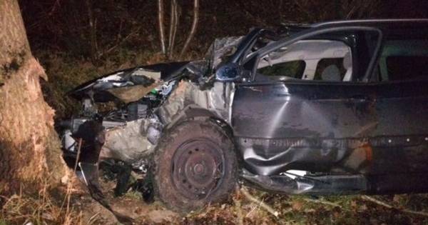 Auto tegen boom in Luttenberg