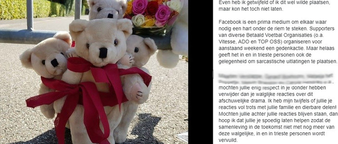 Een voorbeeld van een heksenjacht op een openbaar Facebook-profiel