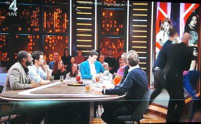 Indringer zorgt voor commotie bij RTL Late Night