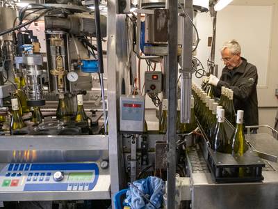 Wijnhoeve De Kleine Schorre bottelt eerste deel van de oogst uit 2019