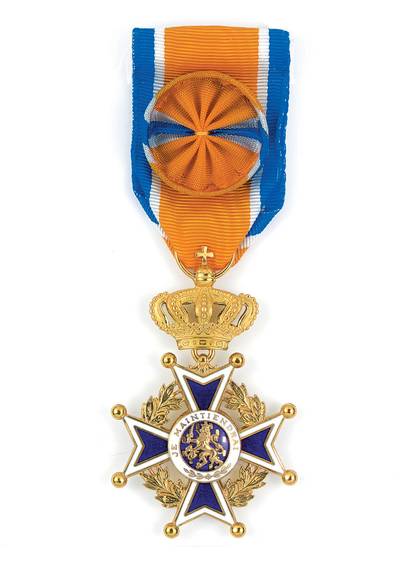 Fré Pepping uit Wageningen is Officier Oranje Nassau