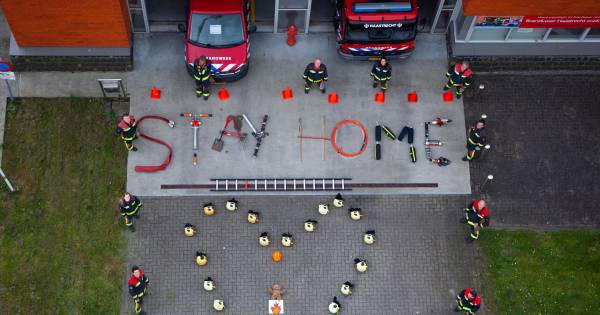 Corona Kort Gouda | Brandweer Haastrecht toont creativiteit met #StayHomeChallenge.