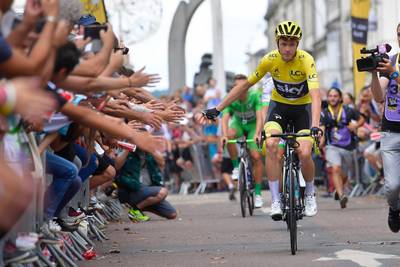 Relaxte Froome heeft tijd om naar het landschap te kijken