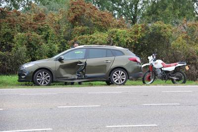N324 bij Grave deels dicht door ongeluk