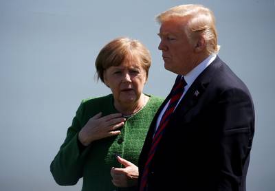 Merkel ontkent claim van Trump over stijgende criminaliteit in Duitsland