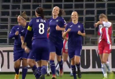 RSCA Women haalt uit tegen Linfield Ladies in CL-voorronde: 8-0
