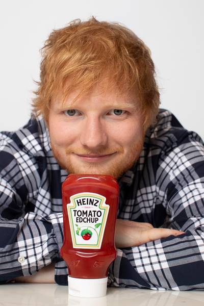 Ed Sheeran komt met eigen ketchup: Edchup
