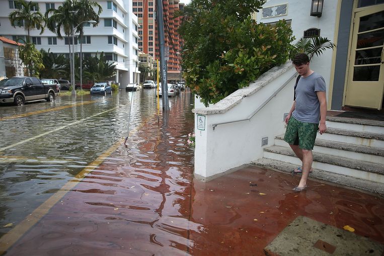 Overstromingen in Florida in 2015.