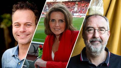 Ronald Giphart, oud-international Marleen Molenaar en popjournalist Stefan Raatgever in De Ochtend Show to go