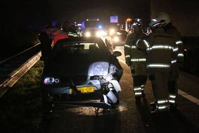 Rijstrook dicht door botsing op A12 bij Arnhem