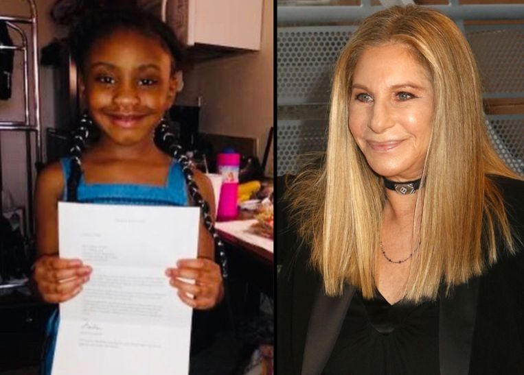 Gianna Floyd (6) en Barbra Streisand.