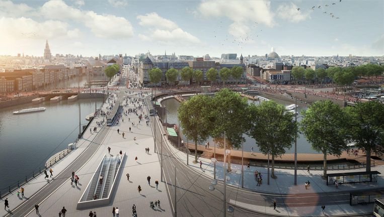 zo gaat het gebied voor amsterdam cs eruit zien het parool