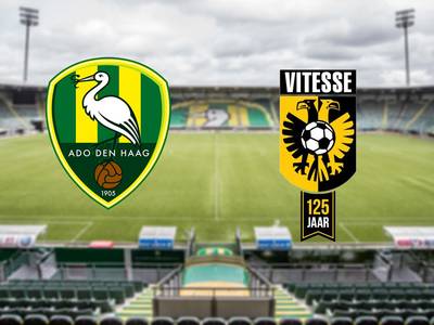 ADO ontvangt in uitduels sterk Vitesse