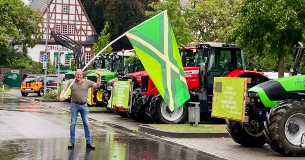 FDF-kopstuk Rutger enige Achterhoeker bij 'Europees' boerenprotest in Koblenz: 'Wel naar Brussel met