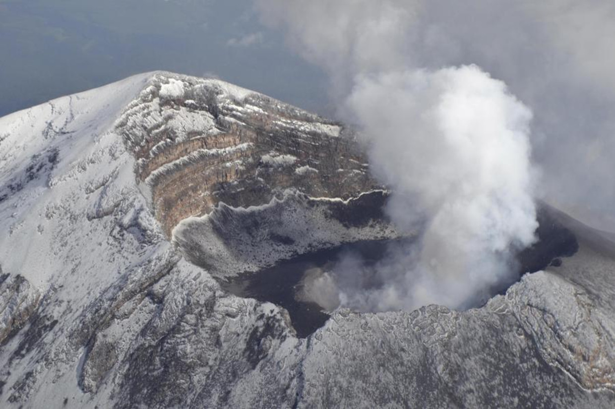 Вулкан Попокатепетль кратер