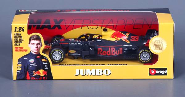 Max Verstappen-auto racet de winkel uit: Jumbo laat extra voorraad maken - BN DeStem