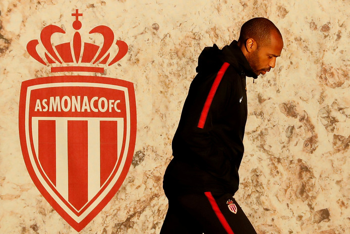 Thierry Henry bij AS Monaco.