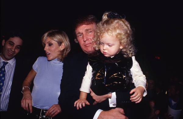 Donald Trump met zijn jongste dochter Tiffany Trump