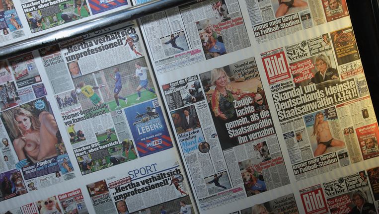 Duitse Krant Bild Bant Na 28 Jaar De Blote Covergirl Het Parool