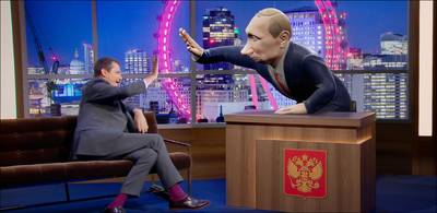 Vladimir Poutine, animateur de talk-show sur la BBC