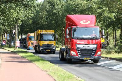 Ede geniet van Truckrun en gedoogt voor één dag het getoeter