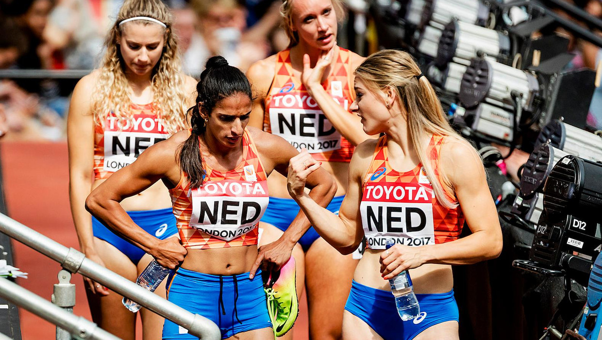 Estafettemannen en vrouwen uitgeschakeld op WK Atletiek Het Parool
