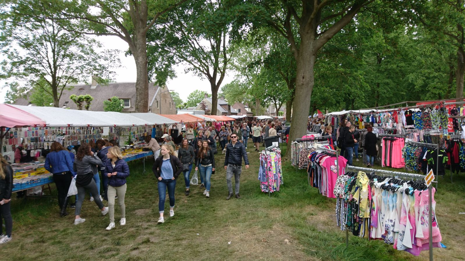 Jaarmarkt Den Hout in volle gang Foto bndestem.nl