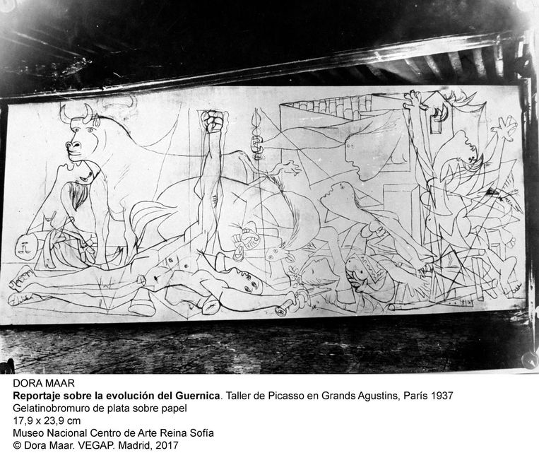 De schetsen van Picasso's meesterwerk Guernica hangen deze zomer in Musée  Picasso in Parijs | De Volkskrant
