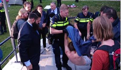 Tentenprotest Roeterseiland ontruimd door politie