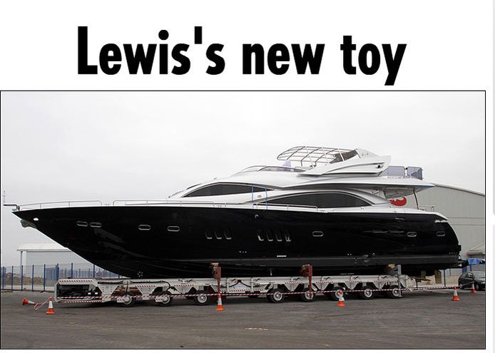Le Nouveau Joujou De Lewis Hamilton Formule 1 7sur7 Be