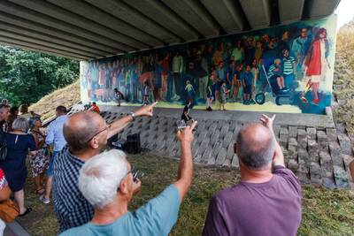 Na de groepsfoto hoorde Juliana Rios erbij in Esbeek