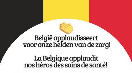België applaudisseert vanavond om 20 uur voor ‘helden van de zorg’