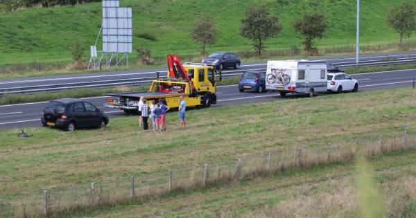 Vertraging door botsing op A73 bij Beers verholpen