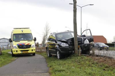 Ouder echtpaar botst met auto tegen boom in Oeffelt