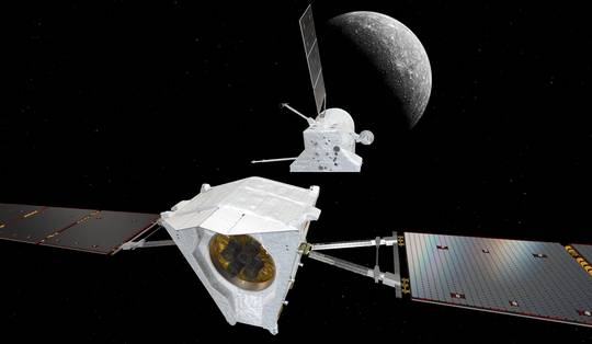 Ruimtemissie arriveert na zeven jaar bij planeet Mercurius, de wereld het dichtst bij de zon