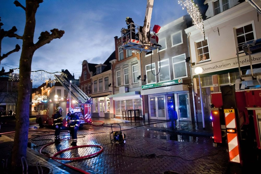 Brand binnenstad Zwolle | Foto | destentor.nl