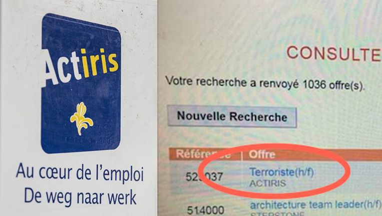 Website Actiris Heeft Vacature Voor Terrorist Bizar Hln