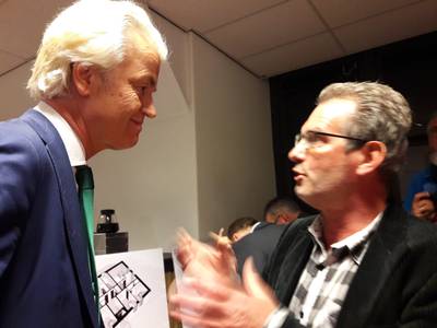Weinig verzet tegen miljoenenplan azc Gilze, PVV-leider Wilders laat gezicht zien