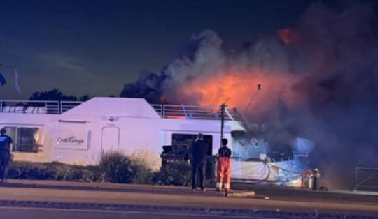 Veertigtal Belgen geëvacueerd na brand op cruiseschip in Frankrijk