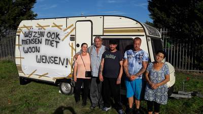 Woonwagenbewoners strijden in actiekamp Elst om een eigen plek