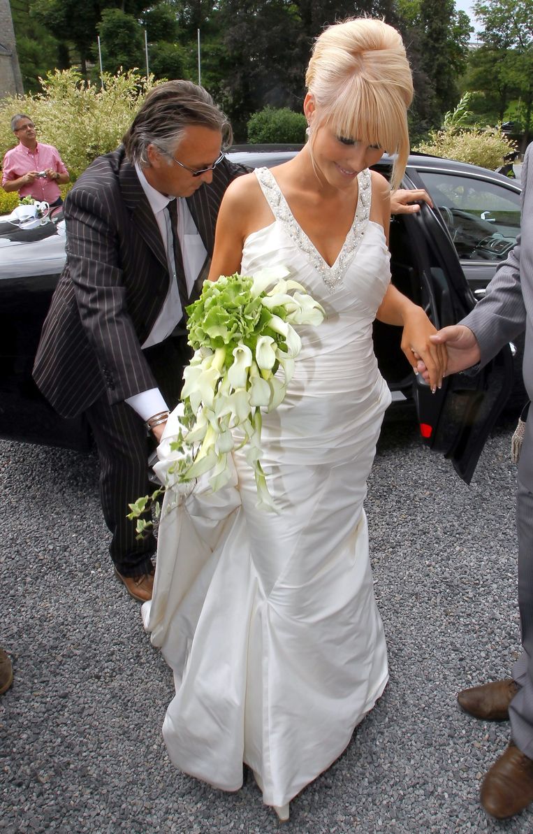 Philippe Gilbert getrouwd met zijn Patricia