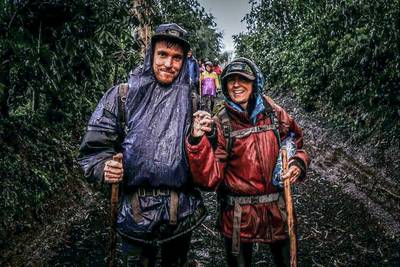 Geert en Lonneke ontsnappen aan ramp: 'Het  regende stenen'