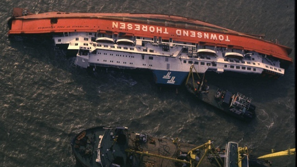 Herald of Free Enterprise zonk 25 jaar geleden De